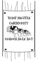 West Seattle Community Garage Sale Day, May 9, 2009
